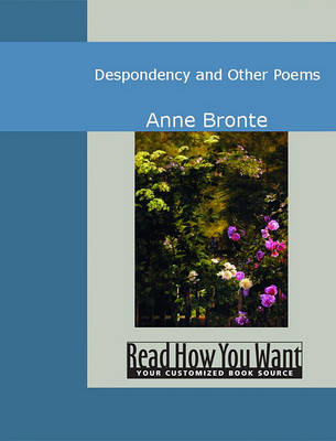 Book cover for Despondency and Other Poems