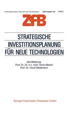 Book cover for Strategische Investitionsplanung für neue Technologien