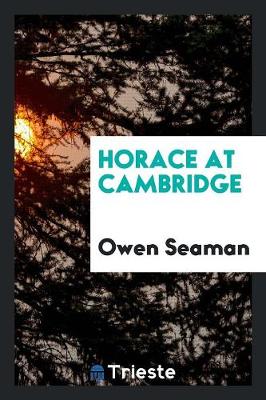 Book cover for Horace at Cambridge