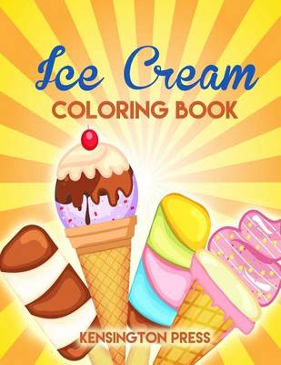 Book cover for Ice Cream Coloring Book