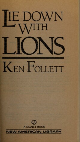 Book cover for Follett Ken : Lie down with Lions