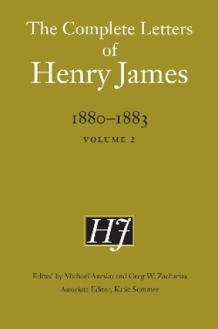 Cover of The Complete Letters of Henry James, 1880–1883