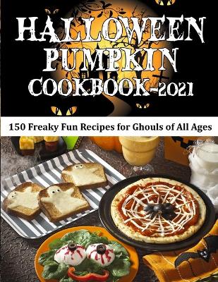 Book cover for Halloween Pumpkin Cookbook 2021