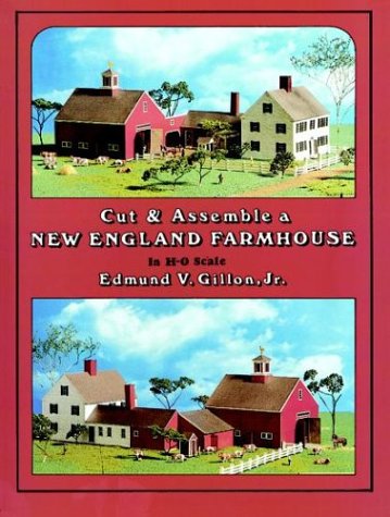Book cover for Cut and Assemble a New England Farmhouse