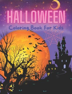 Book cover for Halloween Coloring Book For Kids