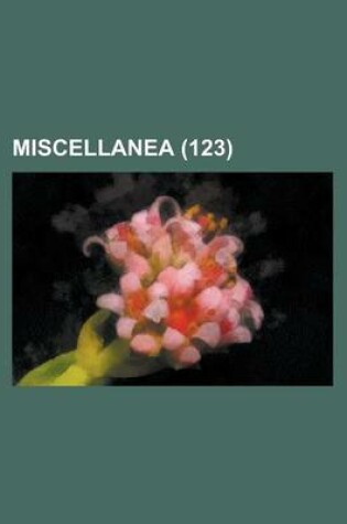 Cover of Miscellanea (123)