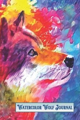 Book cover for Watercolor Wolf Journal