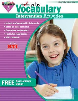 Book cover for Everyday Vocabulary Intervention Activities for Grade 2 Workbook