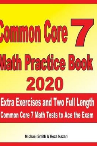 Cover of Common Core 7 Math Practice Book 2020
