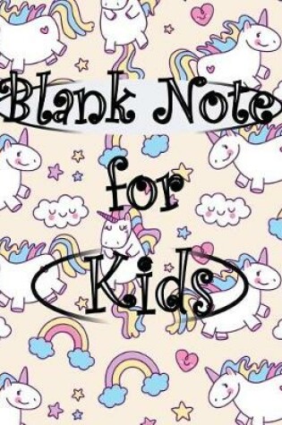 Cover of Blank Note for Kids