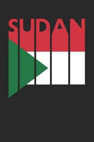 Cover of Vintage Sudan Notebook - Retro Sudan Planner - Sudanese Flag Diary - Sudan Travel Journal