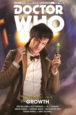 Book cover for Doctor Who: The Eleventh Doctor: The Sapling Vol. 1: Growth