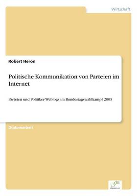 Book cover for Politische Kommunikation von Parteien im Internet