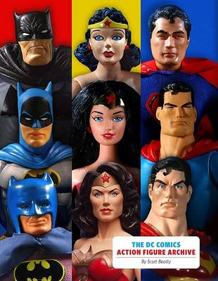 Book cover for DC Comics Action Figure Archive