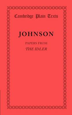 Book cover for Papers from the Idler