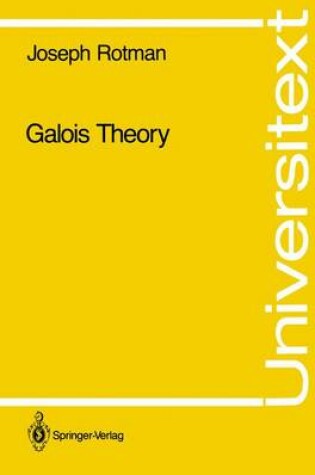 Cover of Galois Theory