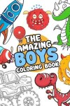 Book cover for The Amazing boys coloring book