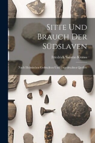 Cover of Sitte Und Brauch Der Südslaven