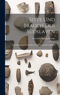 Book cover for Sitte Und Brauch Der Südslaven