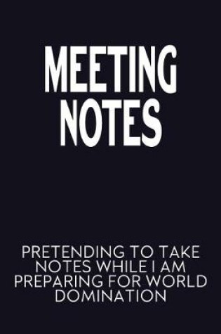 Cover of Meeting Notes