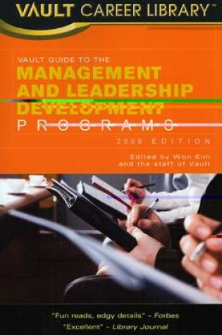 Cover of Vault Guide to Management and Leadership Development Programs