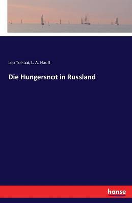 Book cover for Die Hungersnot in Russland
