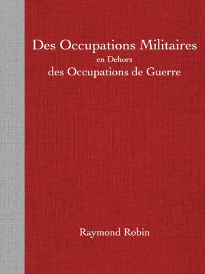 Cover of Des Occupations Militaires