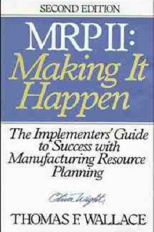 Cover of MRPII - Making it Happen