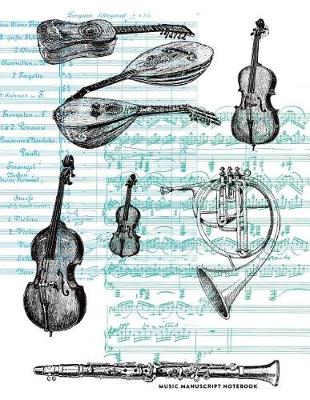 Book cover for Music Manuscript Notebook