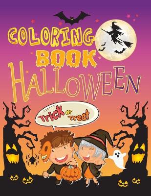 Book cover for Halloween Coloring Book Trick or Treat