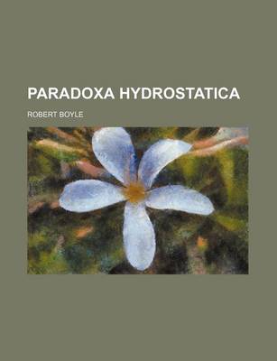 Book cover for Paradoxa Hydrostatica