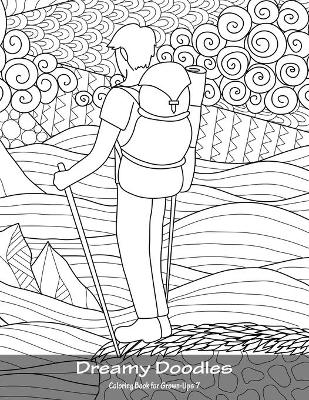 Book cover for Dreamy Doodles Coloring Book for Grown-Ups 7