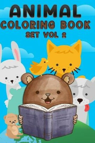 Cover of Animal Coloring Book Set Vol 2