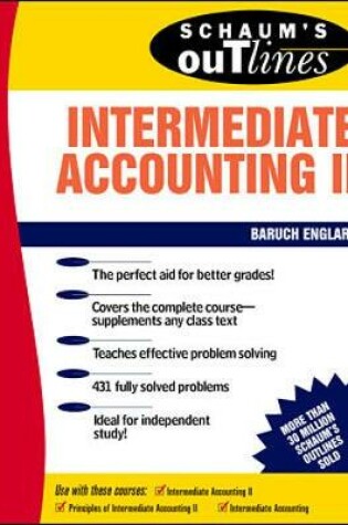 Cover of Schaum's Outline of Intermediate Accounting II