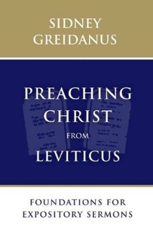 Cover of Preaching Christ from Leviticus