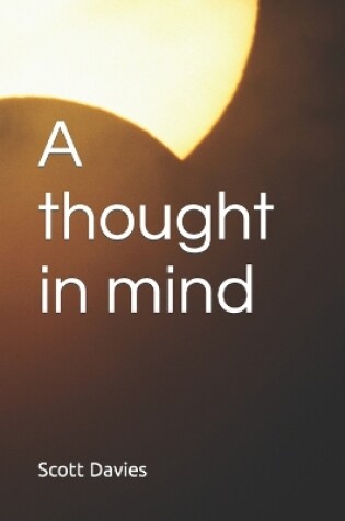 Cover of A thought in mind