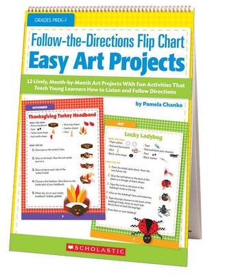 Book cover for Follow-The-Directions Flip Chart: Easy Art Projects