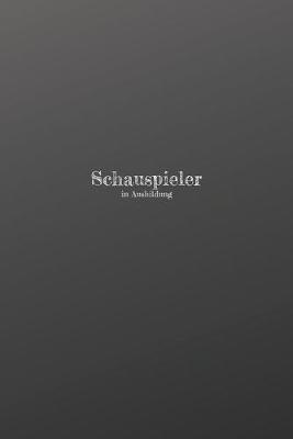 Book cover for Schauspieler in Ausbildung