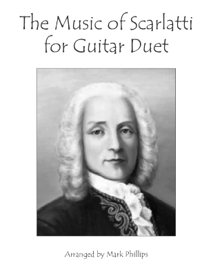 Book cover for The Music of Scarlatti for Guitar Duet