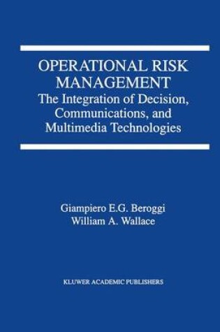 Cover of Operational Risk Management