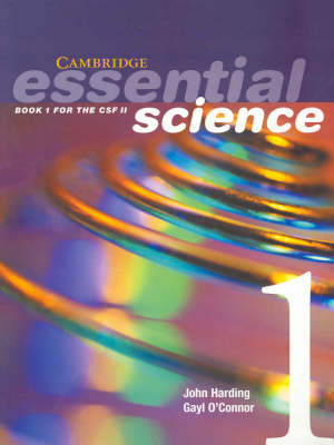 Book cover for Cambridge Essential Science Book 1 with CD-Rom