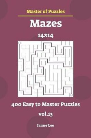 Cover of Master of Puzzles - Mazes 400 Easy to Master 14x14 Vol.13