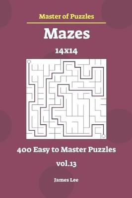 Book cover for Master of Puzzles - Mazes 400 Easy to Master 14x14 Vol.13