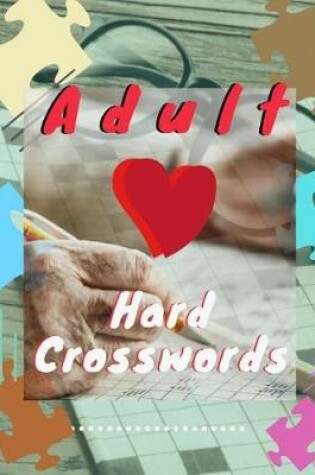 Cover of Adult Hard Crosswords