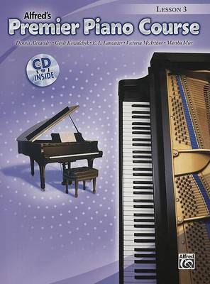 Book cover for Alfred's Premier Piano Course Lesson 3