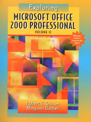 Book cover for Exploring Microsoft Office Professional 2000, Volume II