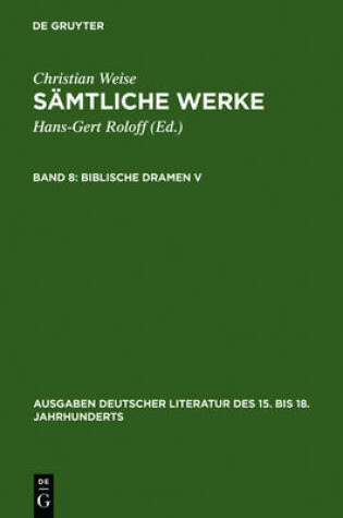 Cover of Biblische Dramen V