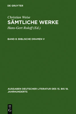 Cover of Biblische Dramen V