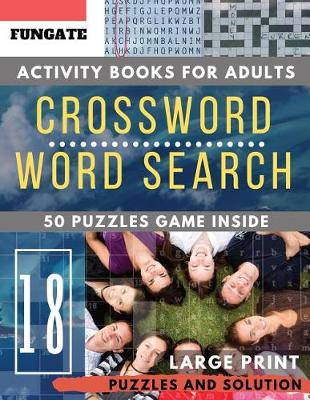 Book cover for Crossword Wordsearch activities books