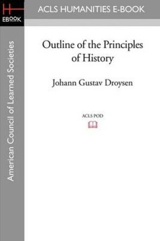 Cover of Outline of the Principles of History